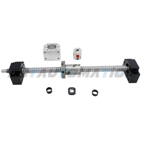 SFU3205 Ballscrew+3205 Ballnut Housing +BK25 BF25 Support block+coupling